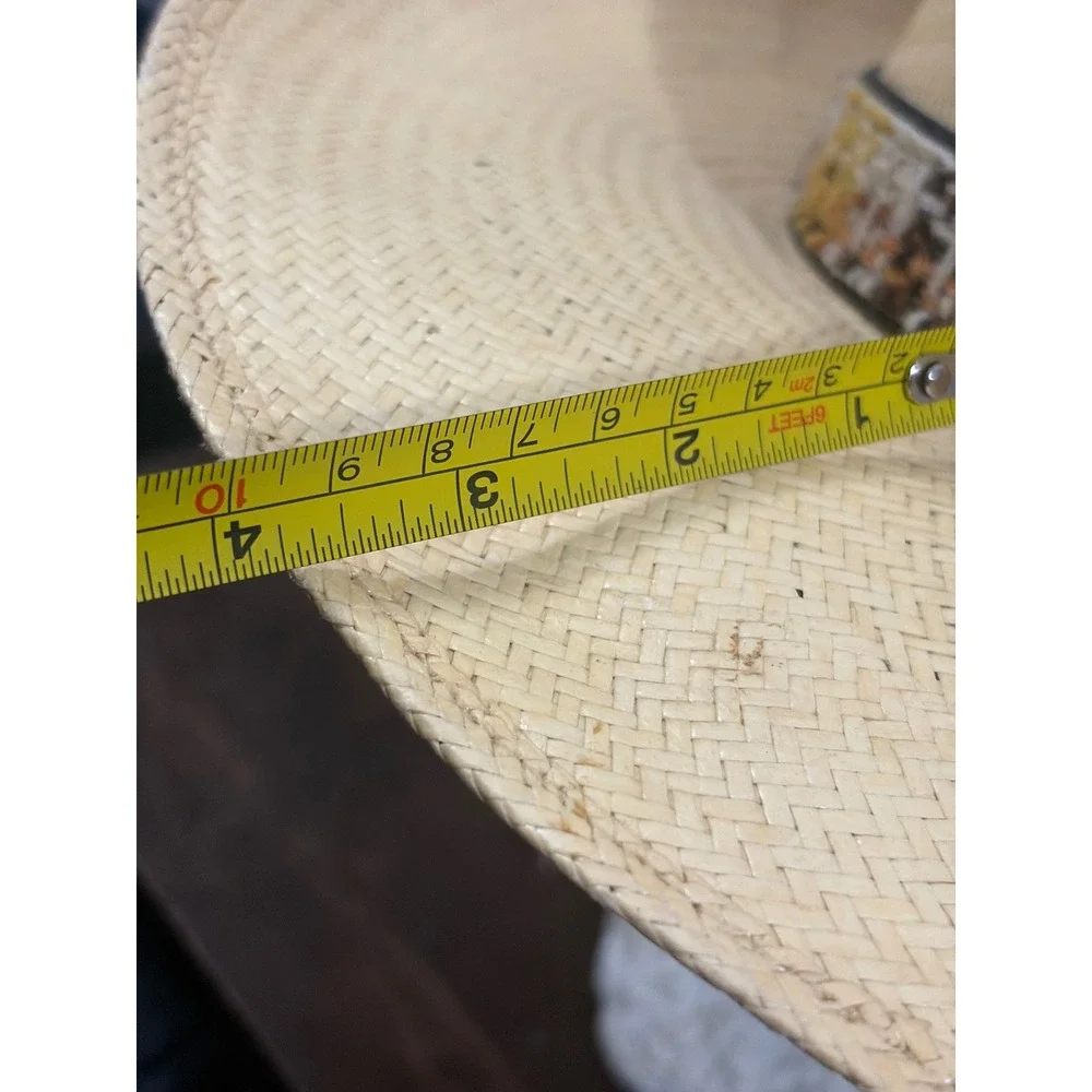 Stetson Road Runner Straw Cowboy Hat Mens 7 1/8 Tan  Bryantcote Finish